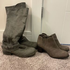 Boots/booties size 9 and 8.5